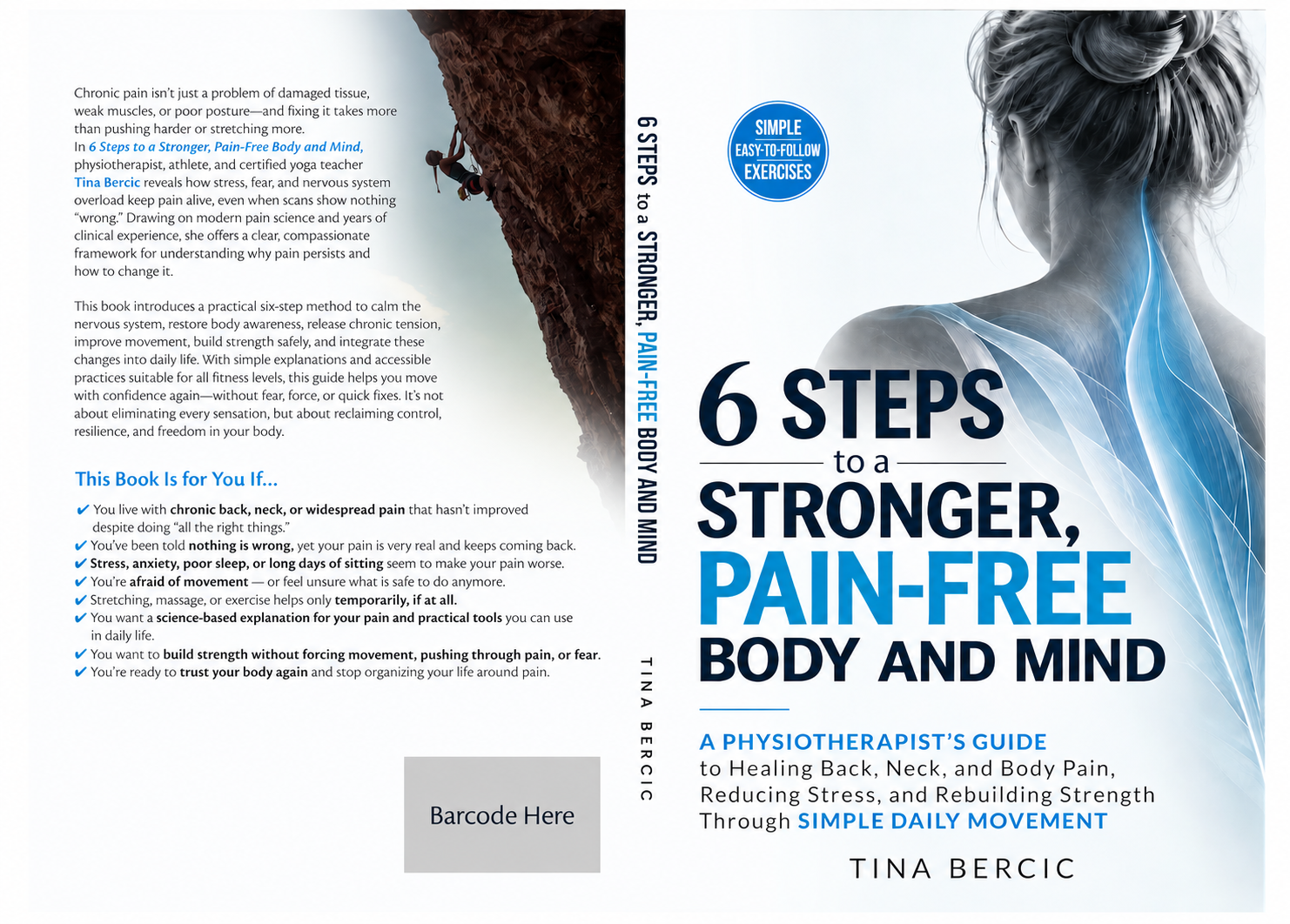 Front cover of 6 Steps to a Stronger, Pain-Free Body and Mind by Tina Bercic